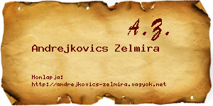 Andrejkovics Zelmira névjegykártya